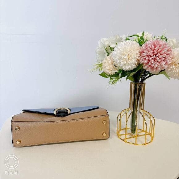 Coach C8161 Kleo Top Handle In Colorblock In Gold/Marble Blue Multi - Picture 5 of 7